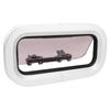 Boat Porthole Window Heavy Duty Aluminum Alloy UV Resistant Sealed Waterproof Square Inner Opening