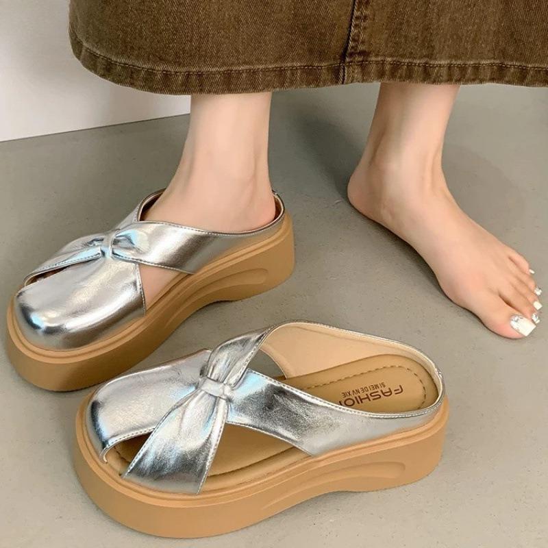 Casual Shoes, Sandals, Slippers, Women s Shoes 35 серебряный