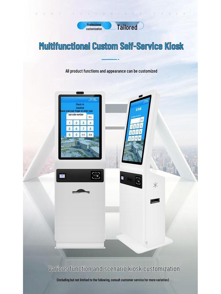 32-43 Inch Touchscreen Self-Service Kiosk for Government Affairs and Hospital Payment