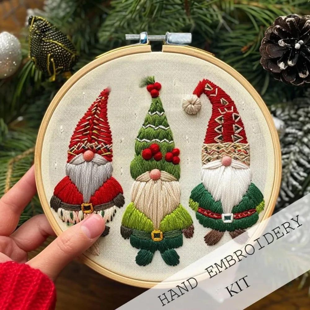 Christmas Cross Stitch Nativity Scene Embroidery Kit Cross Stitch Set Non-finished Products DIY Religious Vintage Embroidery