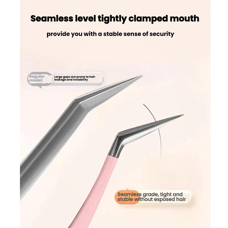 Pinsett for falske øyevipper med høy presisjon, High-end assisterende verktøy for øyenvippeextensions, Profesjonelt sminkesett