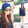 Women Stretchy Head Wrap Band Chemo Bandana Pleated Headwear Decor