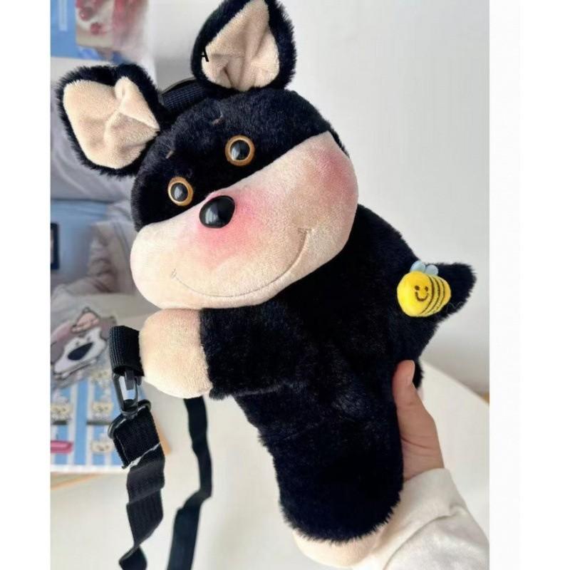 Cute Penguin Plush Bag With Double Shoulder Straps For Kids And Teens