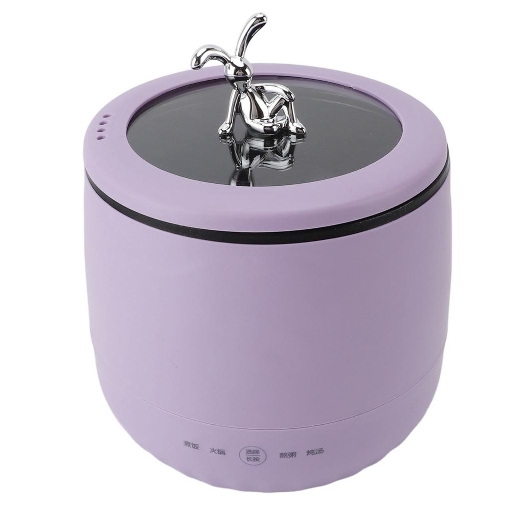 Mini Garnek do Ryżu dla 2 Osób 1,8L 450W Wielofunkcyjny Przenośny Garnek do Ryżu do Domu Akademika Podróży