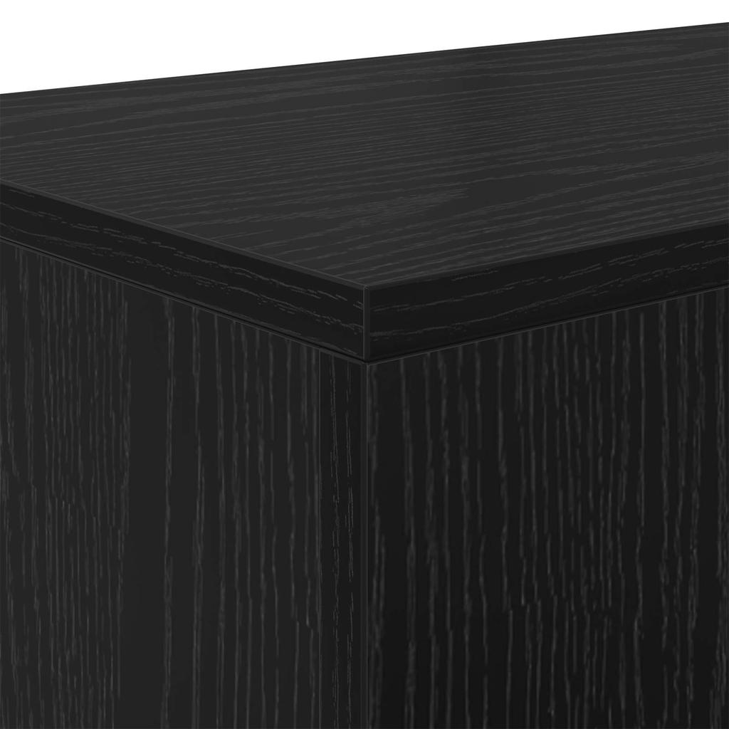 Black Oak Console Table 101 x 30 x 74 cm