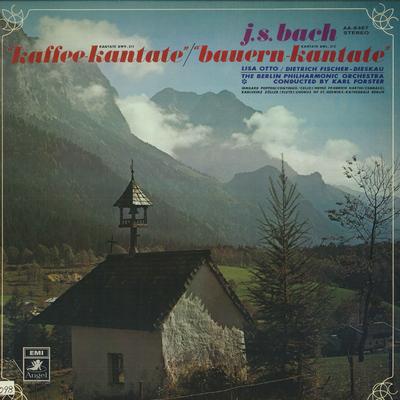 LP Record LISA OTTO, DIETRICH FISCHER DIESKAU - Bach : Kaffee Kantate / Bauern Kant AA8467 ANGEL Japan Classical Used