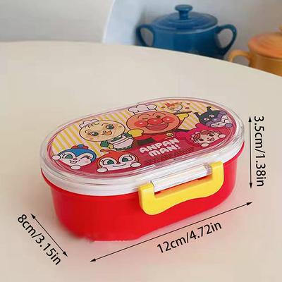 Bento Box Kawaii Anime Cartoon Grande Capacità Scatola per il Pranzo Creativa e Carina Stoviglie per Bambini Regali di Compleanno