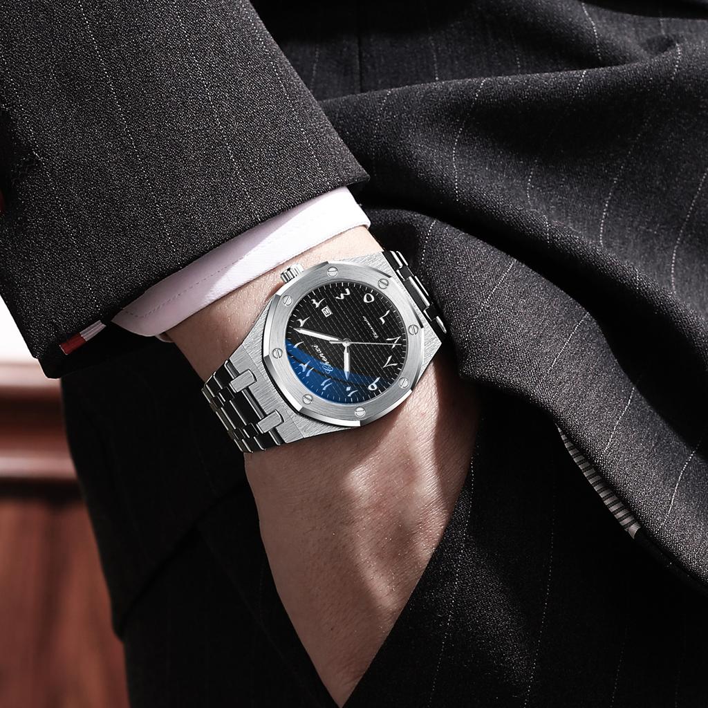 CHENXI NEW Top Brand Casual Men's Watch Sports Luminous Waterproof Calendar Stainles Steel Watches Quartz Men's Wristwatch Clock