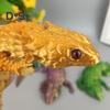 3D-Eidechsen-Simulationsmodell, Action-Spielzeug, Desktop-Dekoration, realistisch aussehende, leuchtende Farben, Tierthema, Eidechsen-Zappelspielzeug, Fotografie-Requisite