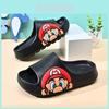 Super Mario Children's Slippers Stylish Breathable Non-slip Soft Sole Bath Slides For Boys