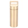 Brass Tablet Container Waterproof Pill Container Durable Capsule Box Holder  Outdoor Travel