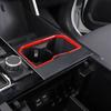 Red Gear Shift Cup Holder Cover Trim For Toyota Tundra -2024