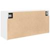 vidaXL Bad-Wandschrank Weiß 80x25x40 Cm Holzwerkstoff