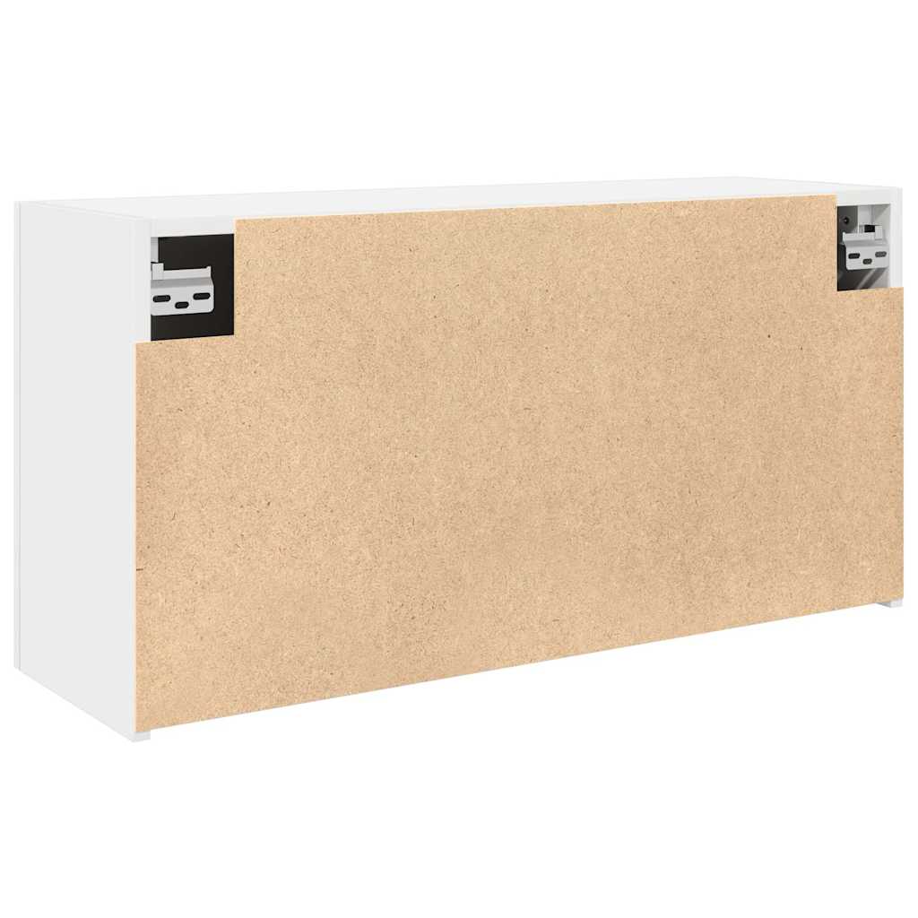 vidaXL Bad-Wandschrank Weiß 80x25x40 Cm Holzwerkstoff