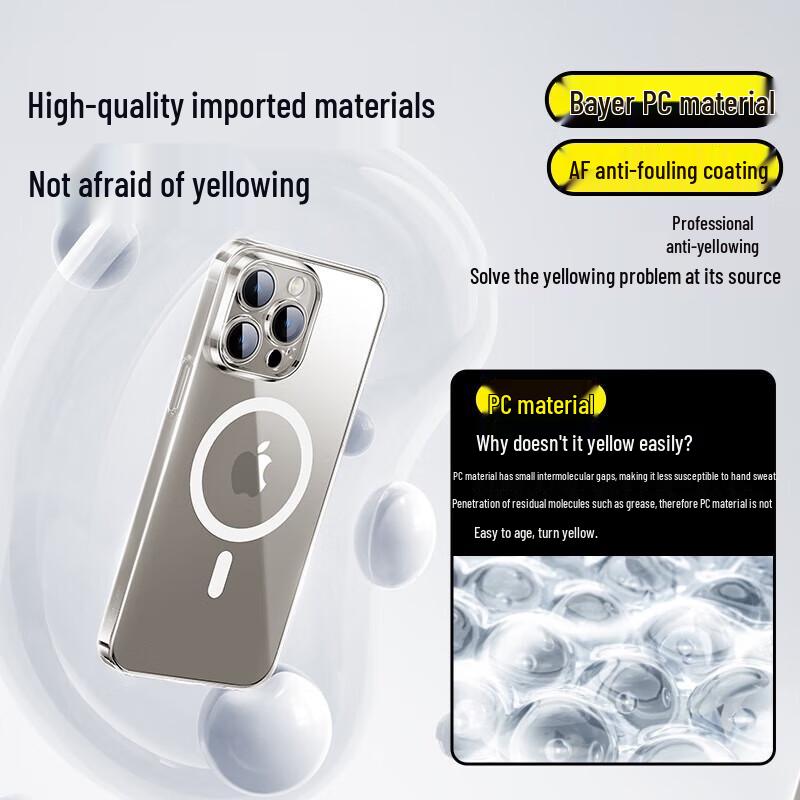 

Baseus Magnetic Clear Case for iPhone 15 Pro Max