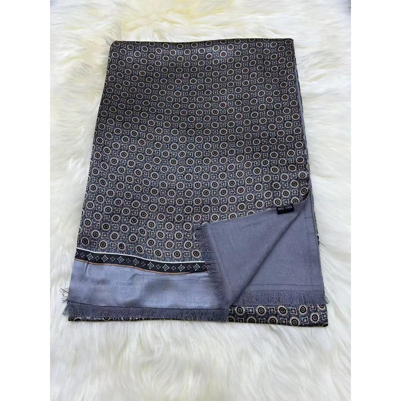 

BYSIFA|Зелений чоловічий шовковий шарф з тутового шовку Потовщений Осінньо-зимовий Шовковий Чоловічий Діловий Шарф Шийні Краватки Принтований Синій,Зелений,Бордовий