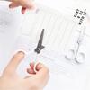 Tools with Cover Mini Handwork Student Scissor White Color White Tiny Scissors Office Scissor
