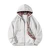 Cotton Hoodie Jacket for Men Casual Long Sleeve Hooded Sweatshirt Jackets Zip Up Vintage Jacket with Pocket Men's Heavyweight Fall Sweatshirts Outwear