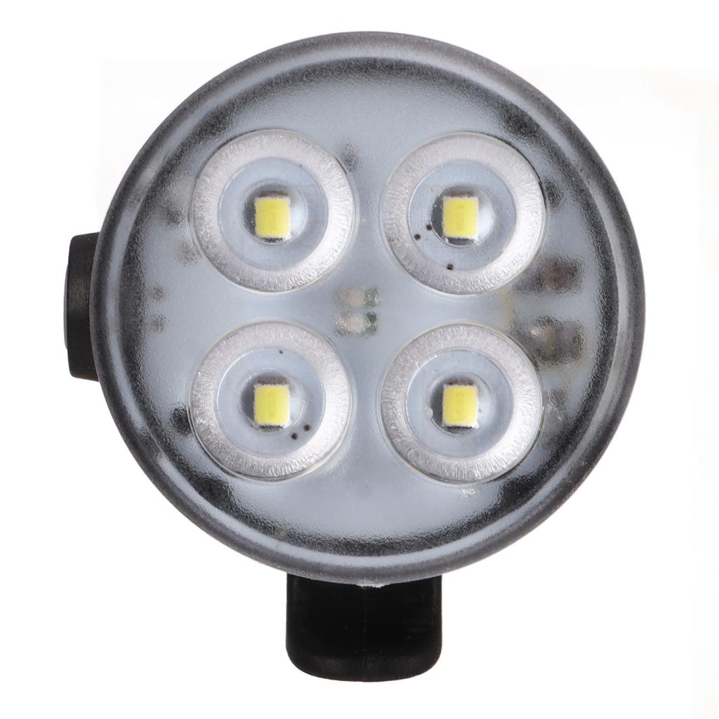 USB Rechargeable Bike Taillight Waterproof Mountain Bike Safety Warning Rear Light for Outdoor Cycling White