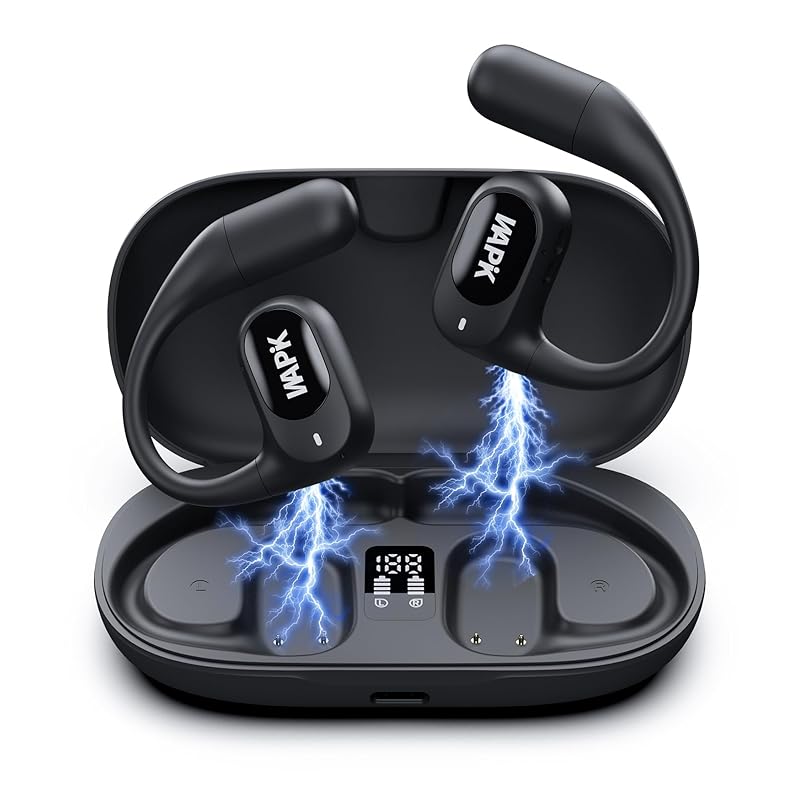 

earphones wireless earphones ows bluetooth earphones OWS Compatible with Bluetooth5.4 Up to 40 hours of music playback LED display display Hi-Fi