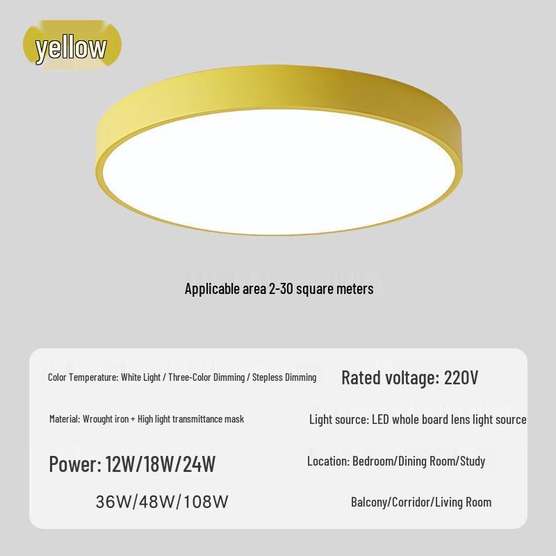 OEING Wrought Iron LED Ceiling Light