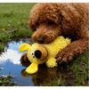 Squeaky Dog Plush Toy, Crinkly Dog Toy, Dog Toys Crinkle, Dog Chew Toys, Crinkle Puppy Toys for Interactive Play(2pcsYellow+Blue)