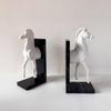 Horse Head Bookend Rustic Bookends Long-Lasting for Shelf, Desk