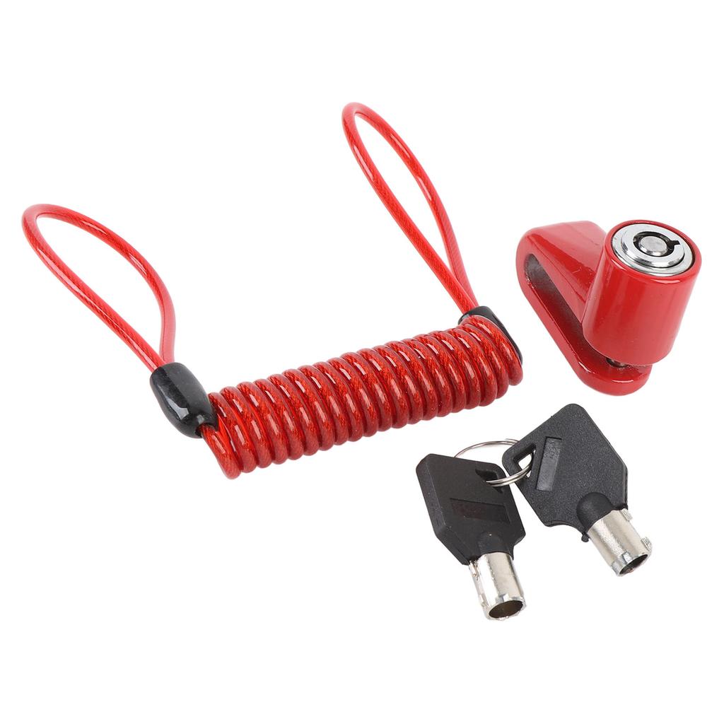 Scheibenbremsen-Radschloss-Set Aluminiumlegierung Diebstahlsicherung Sicherheits-Rad-Scheibenbremsenschloss für M365 Pro