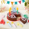 Children Play House Toys Cut Fruits And Vegetables Sushi Combination Set Birthday Cake Set Wooden Kitchen Toy Gift For Girls