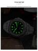 FENSIR Engraved Mesh Men's Retro Calendar Quartz Watch In European and American Style