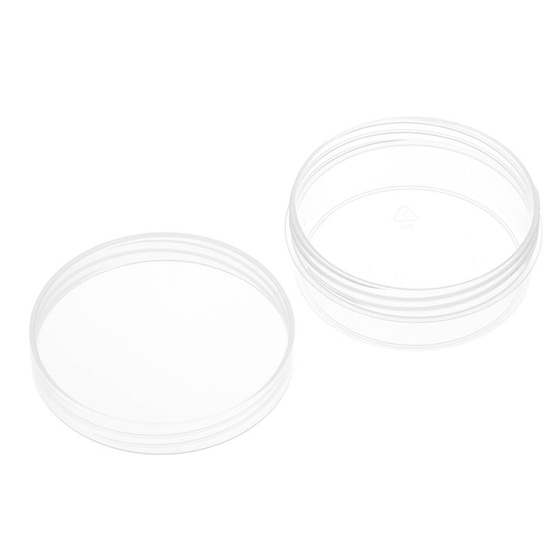 Transparent Circular Box With Cover Cosmetics Puff Storage Box Beauty Face Care Tool Makeup Case Travel Accessories Container