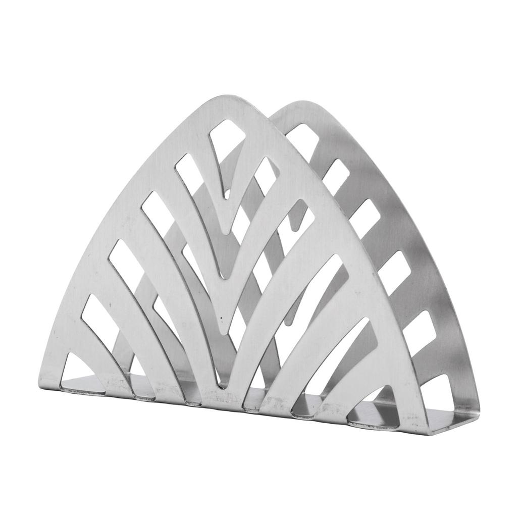 Napkin Holder for Tabletop Modern Upright Hollow Napkin Dispenser Stand for Kitchen Dining Cocktail Picnic Bar