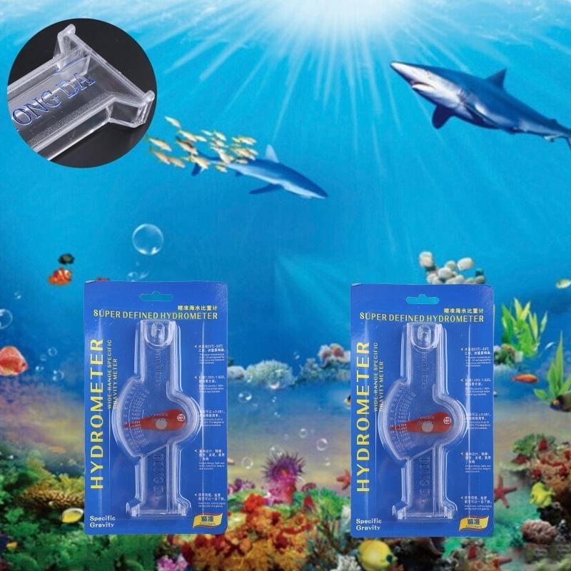 Plastic Hydrometer for Aquarium Accurate Salinity Tester Specific Test