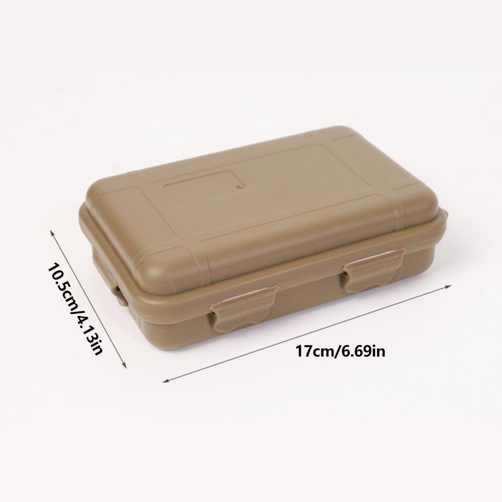 Velikost S/L/XL Venkovní Plastová Vodotěsná Uzavřená Survival Box Kontejner EDC Box na Nářadí Kempingová Cestovní Úložná Box Taška na Rybářské Potřeby