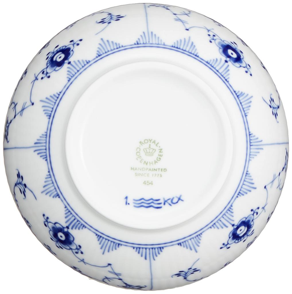 [Authentic Imported Product] Royal Copenhagen Blue Fluted Plain Bowl 13cm 1016765