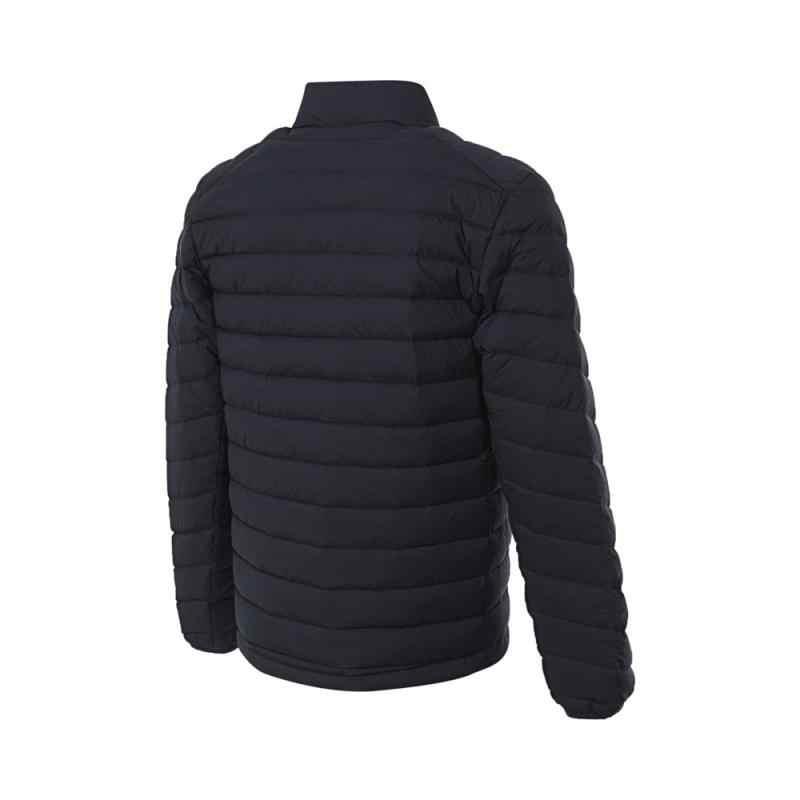 Asics FW24 Sports Lifestyle Series Ensfarget Mote Enkel Varm Ståkrage Vattert Dunjakke Herrejakke Svart 2031E864-001