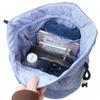 Marushin Moomin Drawstring Quilted 1425025400 Bag, Blue,