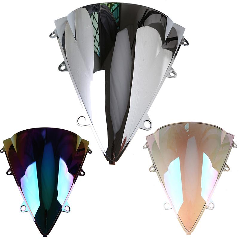 Motorcycle Windscreen Double Bubble ABS Windshield Irridium Color Chrome Fit for Honda CBR1000RR 2012-2016