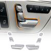 Fit for Mercedes Benz Door Seat Adjustment Button Cover Accessories, Seat Adjust Buttons Stickers for B-Class W246, C-Class W204, E-Class W212, ML