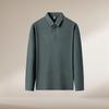 Hodo Men's Long-Sleeve Seamless Comfort Polo Shirt