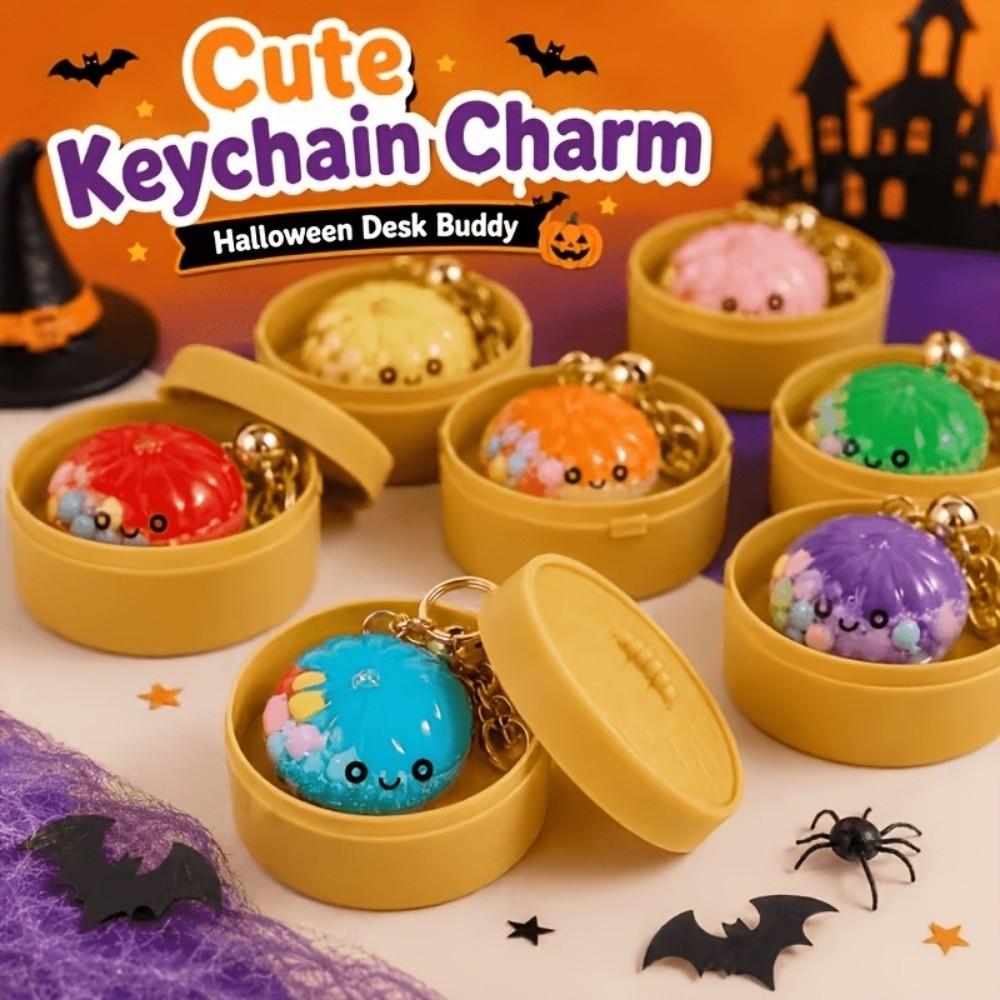 Cute Cartoon Miniature Bun Keychain Acrylic Baozi Pendant Steamed Bun Pendant Purse Accessory