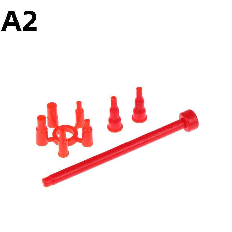 1 Satz Gasfüll-Kunststoffadapter Wandelt Kassettenbehälter in aufblasbaren Behälter um Wiederverwendbarer Butankopf Universell für Feuerzeug Sprühpistole