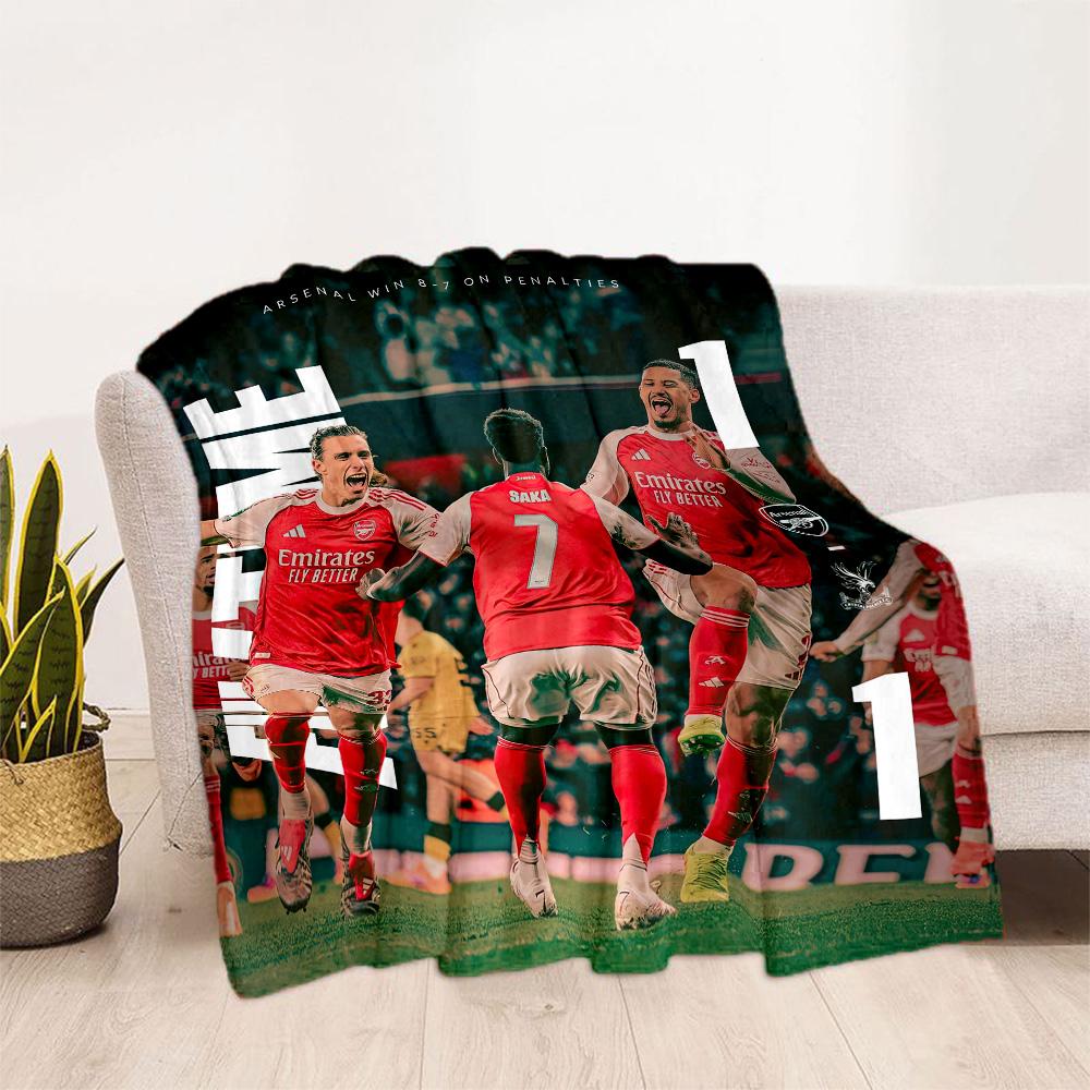 Arsenal Blanket Durable Comfort Perfect for Bed Picnics Couch Four Seasons Universal Playful Design Gifts For Family Or Friends