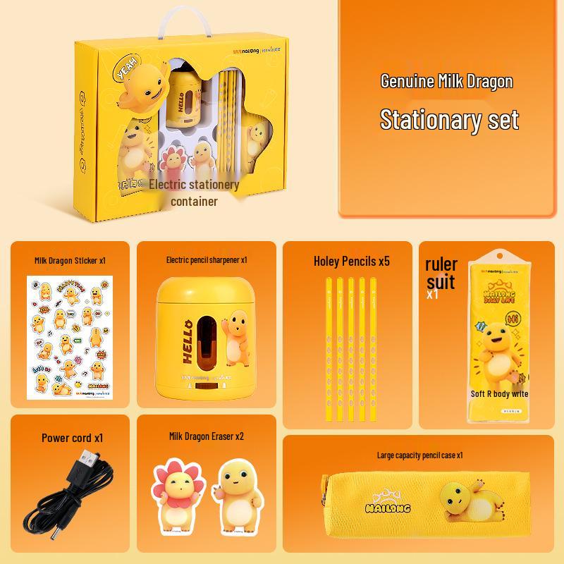 

Astronomy Dragon Electric Pencil Sharpener Set – Children s Day Gift (Battery-Powered) N6307.