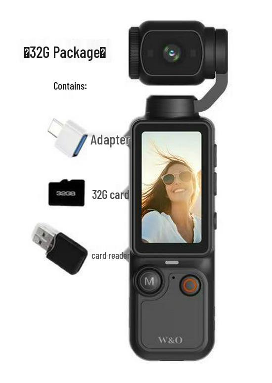 Q7 4K HD Sports Camera: Portable Handheld Action Cam for Outdoor and Travel Vlogs