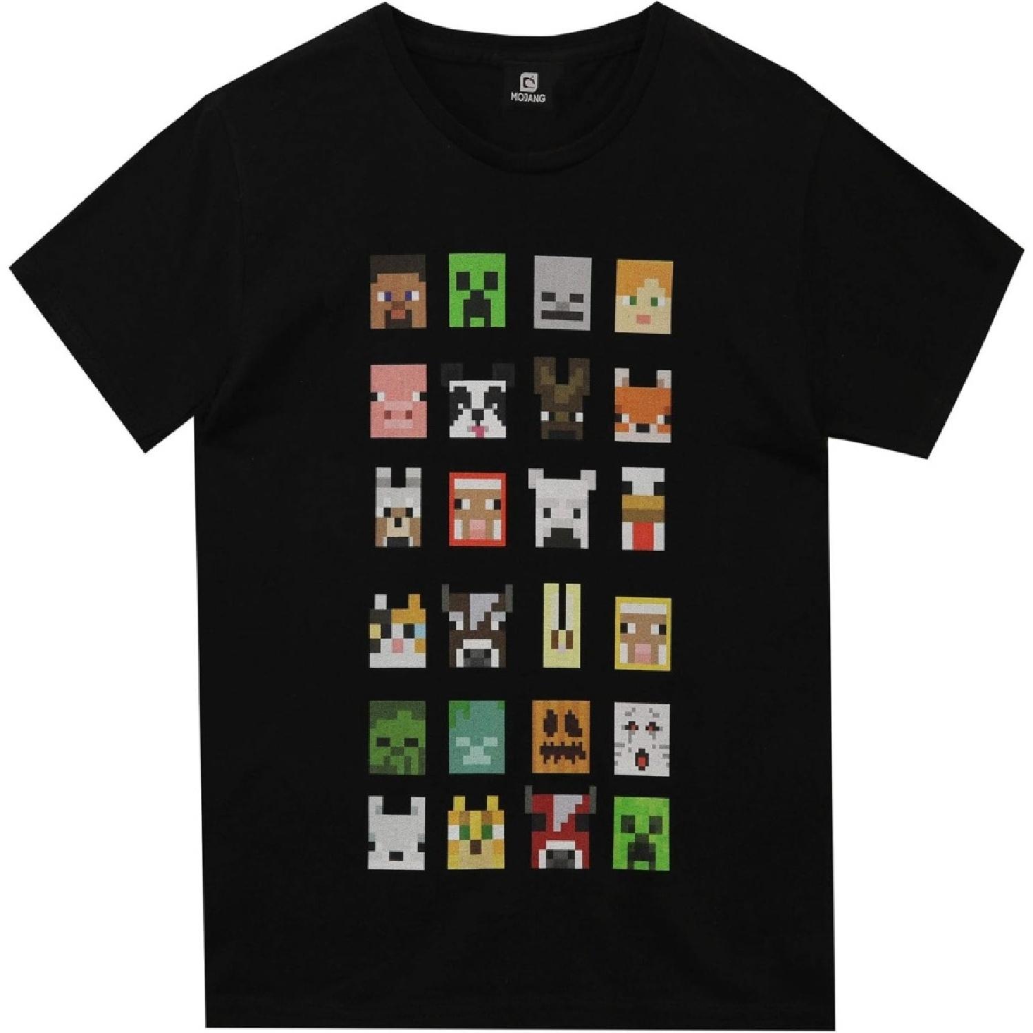 

Minecraft Boys Short Sleeved T-Shirt Age 6-7 Years Black XXXXXL різнокольоровий