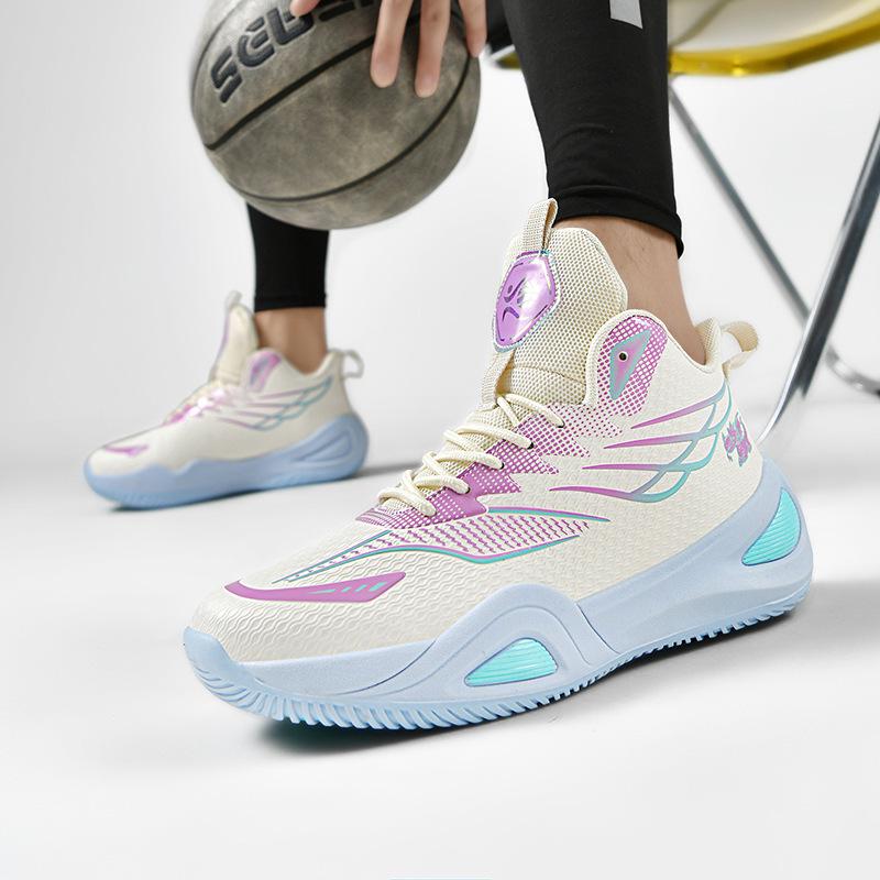 Męskie antypoślizgowe, odporne na ścieranie buty do koszykówki dla młodzieży i studentów