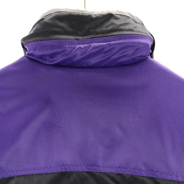 Fila Cotton Filling Bench Coat L Purple Logo Men's Used