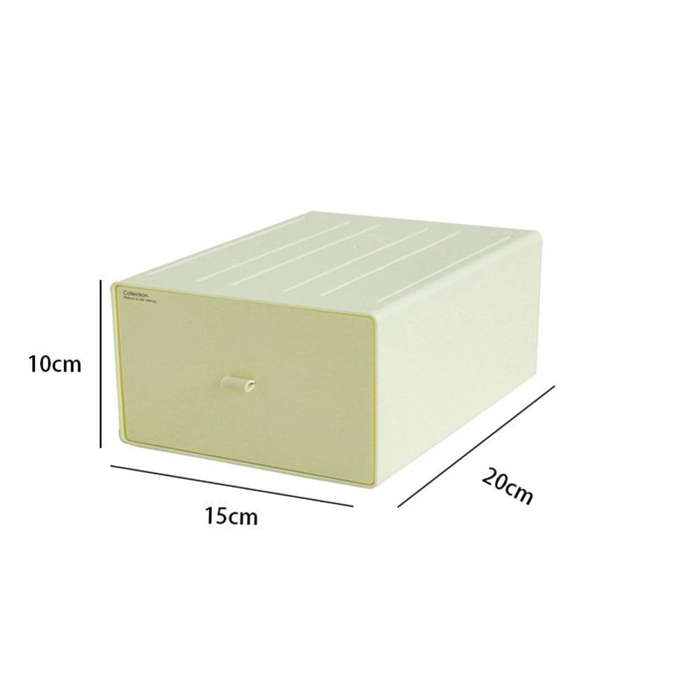 Stackable Cosmetic Storage Box Plastic Makeup Storage Container Stationery Storage Box  Office
