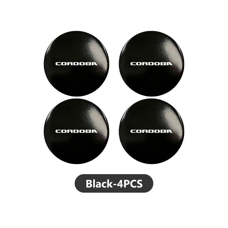 56mm 4pcs Car Wheel Center Hub Cap Badge Logo Sticker For Seat FR Cupra Altea Arona Exeo Leon Ibiza Toledo Mk3 Mk2
